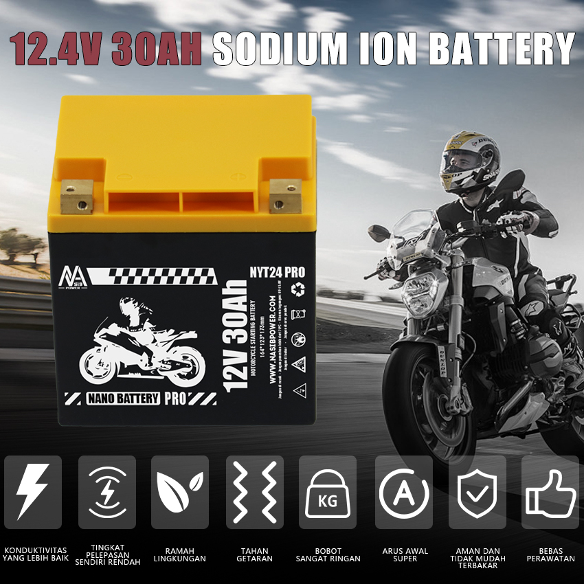 Sodium Ion Motorcycle Starting Battery